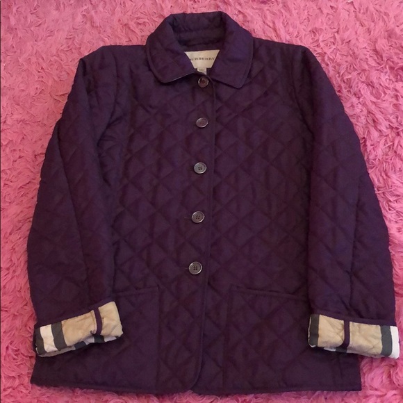 burberry girls quilted jacket